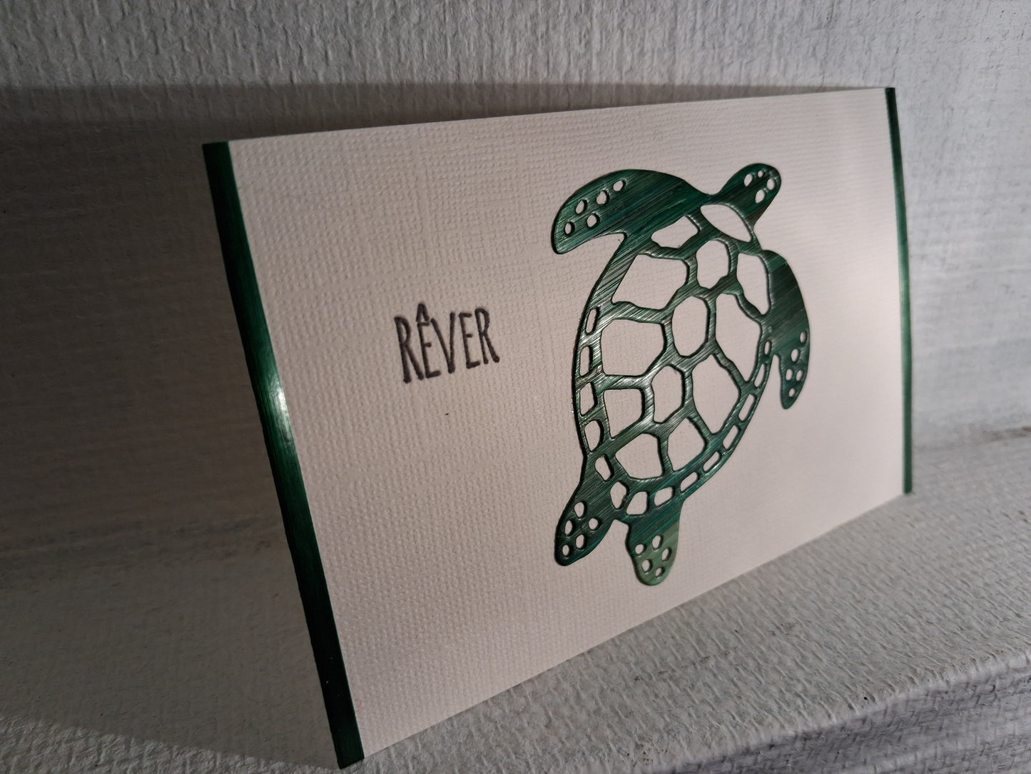 Carte Tortue verte