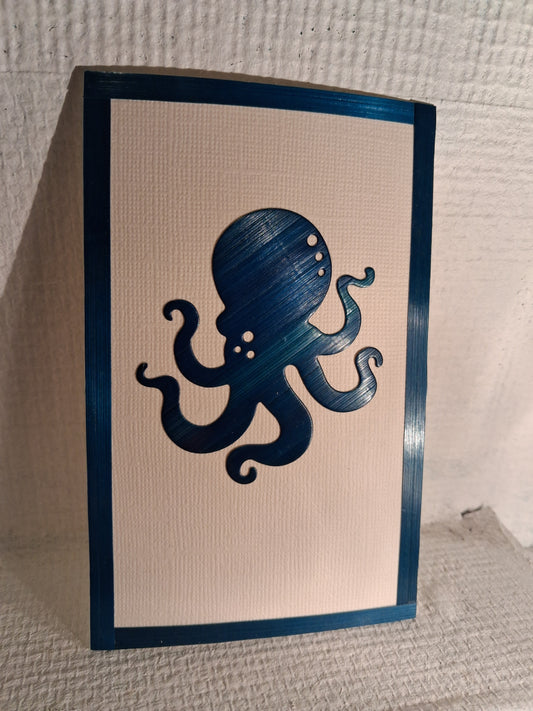 Carte Pieuvre Bleue