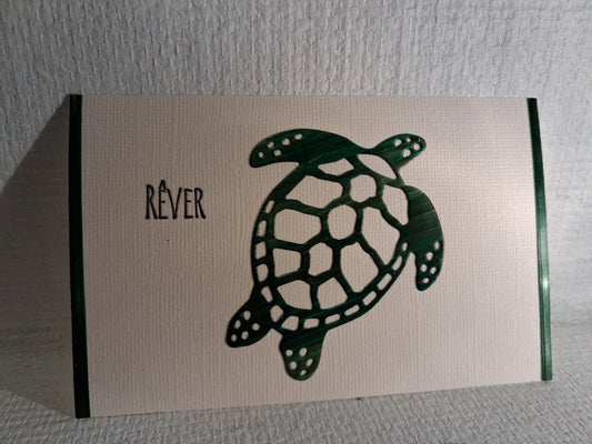 Carte Tortue verte
