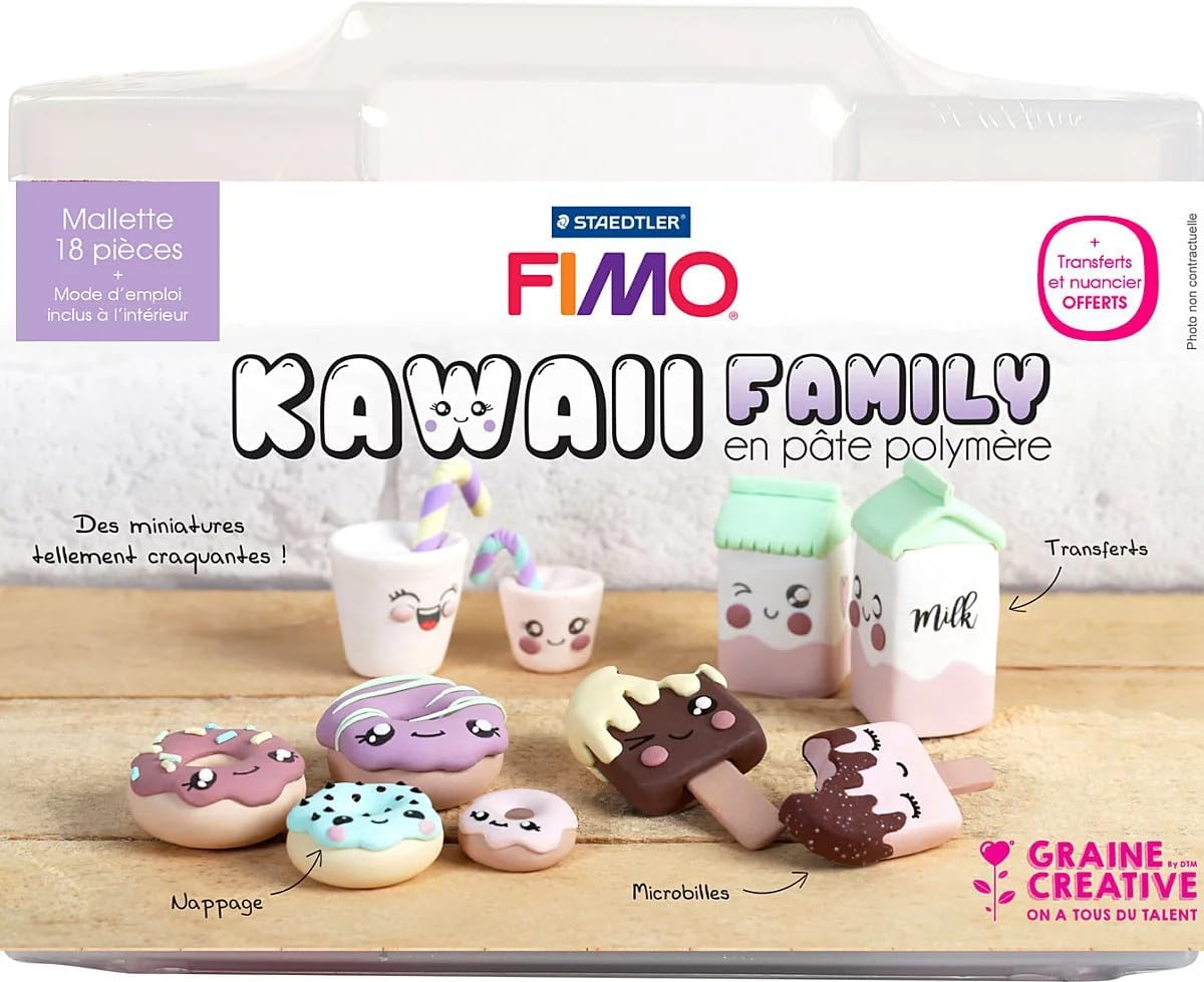 Mallette Kawaï pâte FIMO - Family