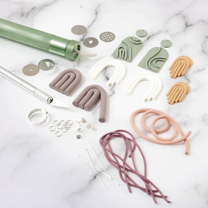 Kit de fabrication de bijoux line art - FIMO