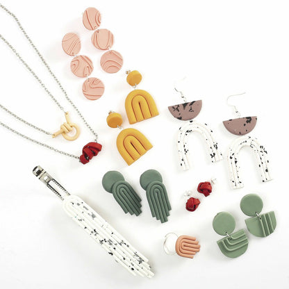 Kit de fabrication de bijoux line art - FIMO