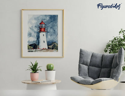 Peinture par numéro 40x50cm - Phare