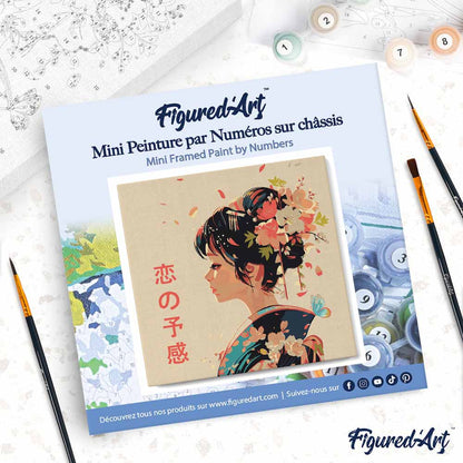 Peinture par numéro 20x20 - Amour à la japonaise