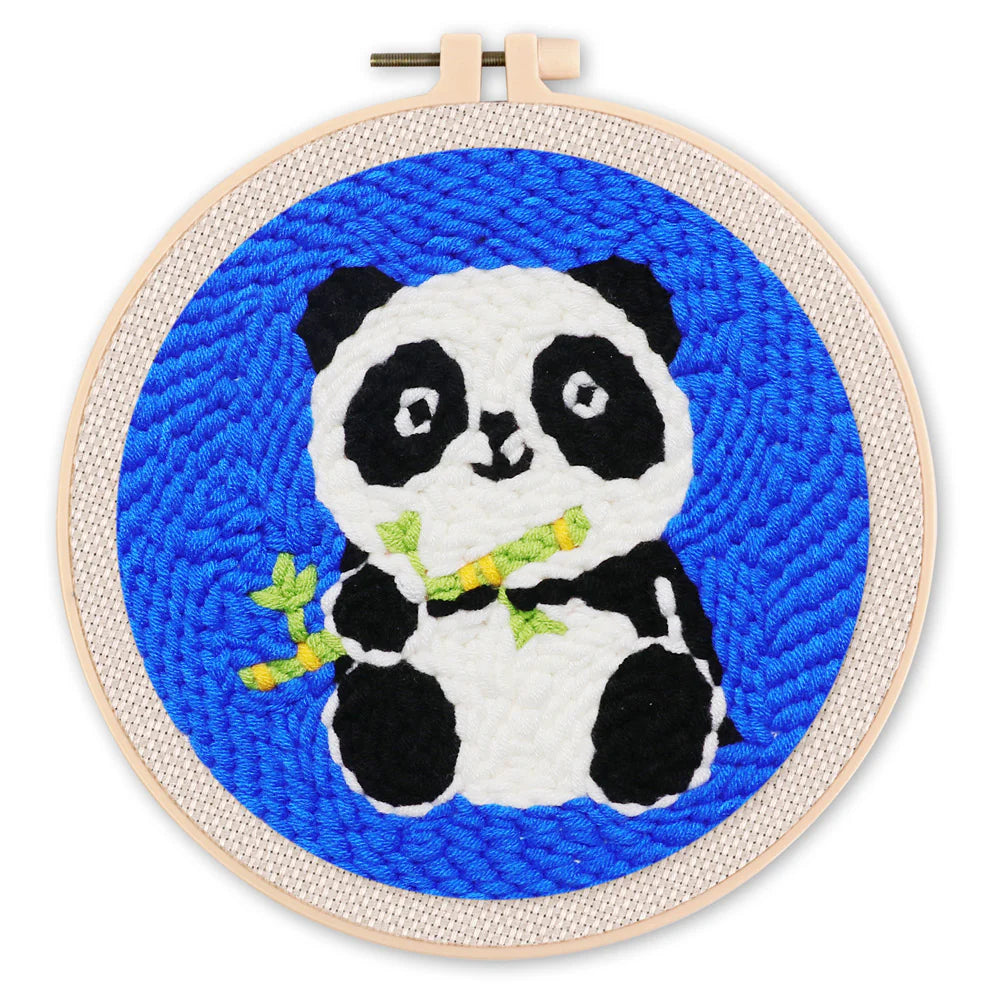 Kit de punch needle - Bébé panda