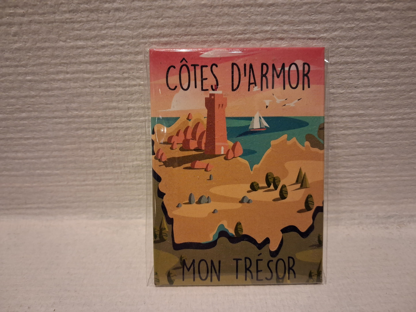 Magnet "Côtes d'Armor, mon Trésor"