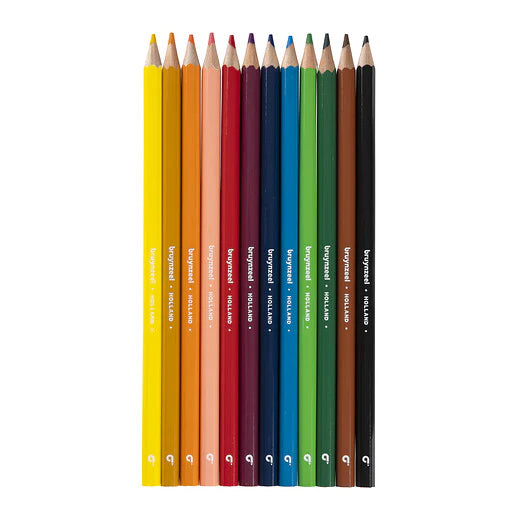 12 crayons de couleurs - Boîte métal