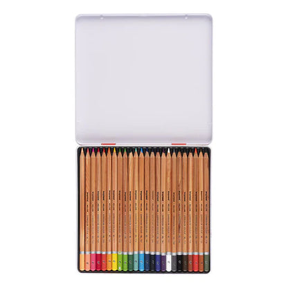 24 crayons de couleurs - Boîte métal
