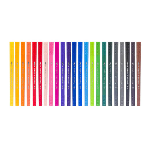 Feutres double mine : fineliner / pinceau x24