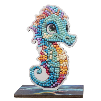Figurine à diamanter - Hippocampe mignon