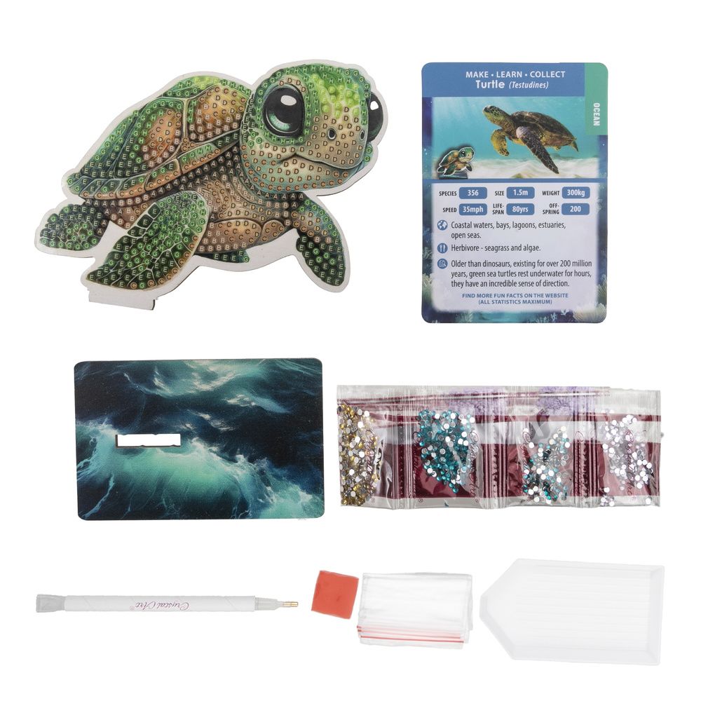 Figurine à diamanter - Jolie tortue