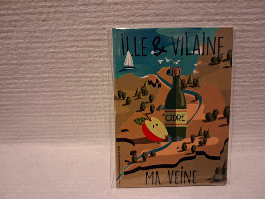 Magnet "Ile-et-Vilaine, Ma veine"