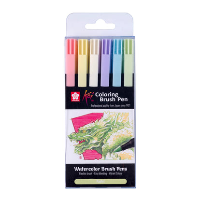 Feutres Koi pointe pinceau - Pastel