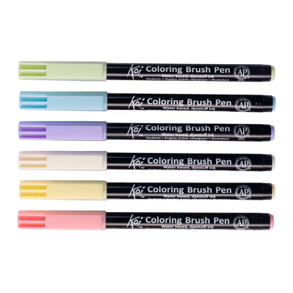 Feutres Koi pointe pinceau - Pastel