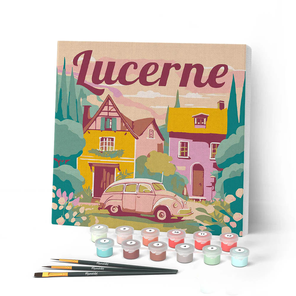 Peinture par numéro 20x20 - Lucerne