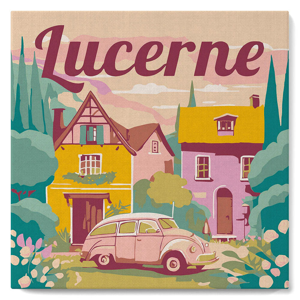Peinture par numéro 20x20 - Lucerne