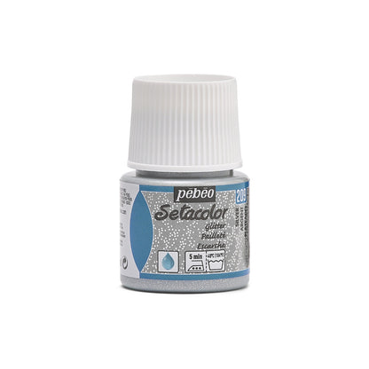 Peinture pailletée pour tissus clairs - 45ml