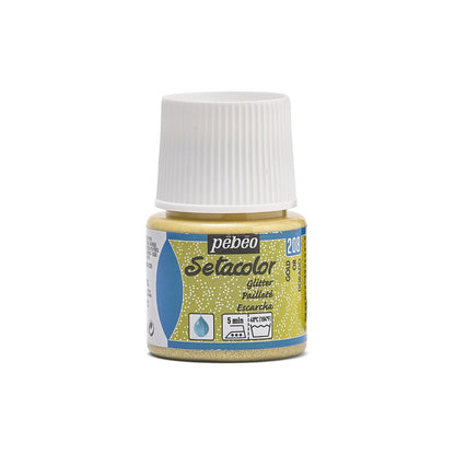 Peinture pailletée pour tissus clairs - 45ml